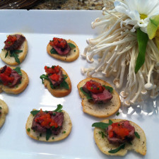 Roast-Beef-and-Arugula-Crostini-with-Red-Pepper-and-Olive-Relish-12.09.15-Payne-Birthday-(Private-Residence-Pembroke)